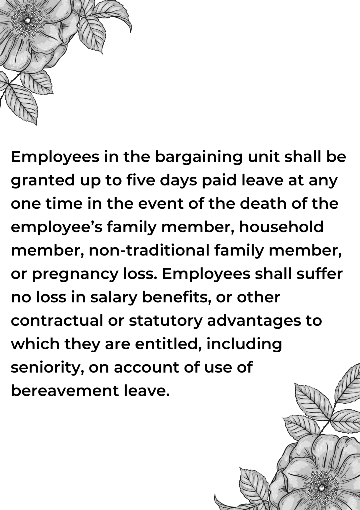 Bereavement Leave